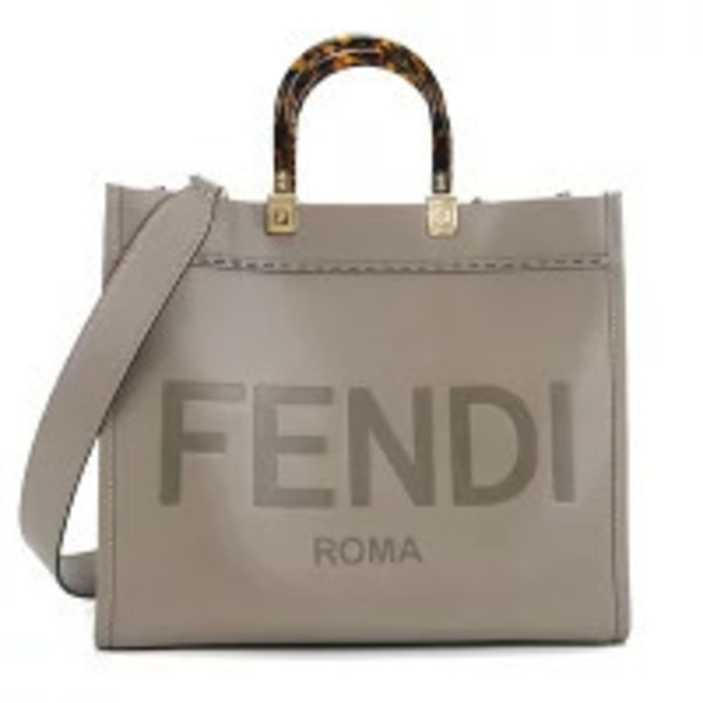 Fendi Tote Bag Sunshine Gray Handbag